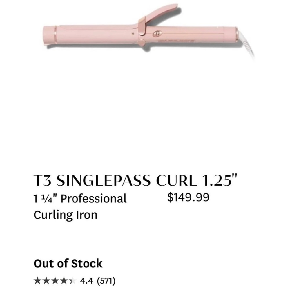 T3 curling iron
